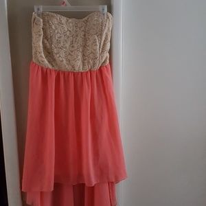 Coral dress